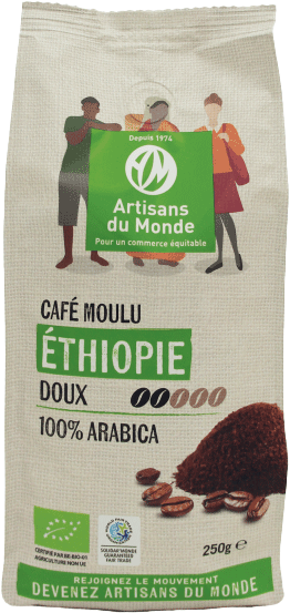 Paquet de café Ethiopie Artisans du monde